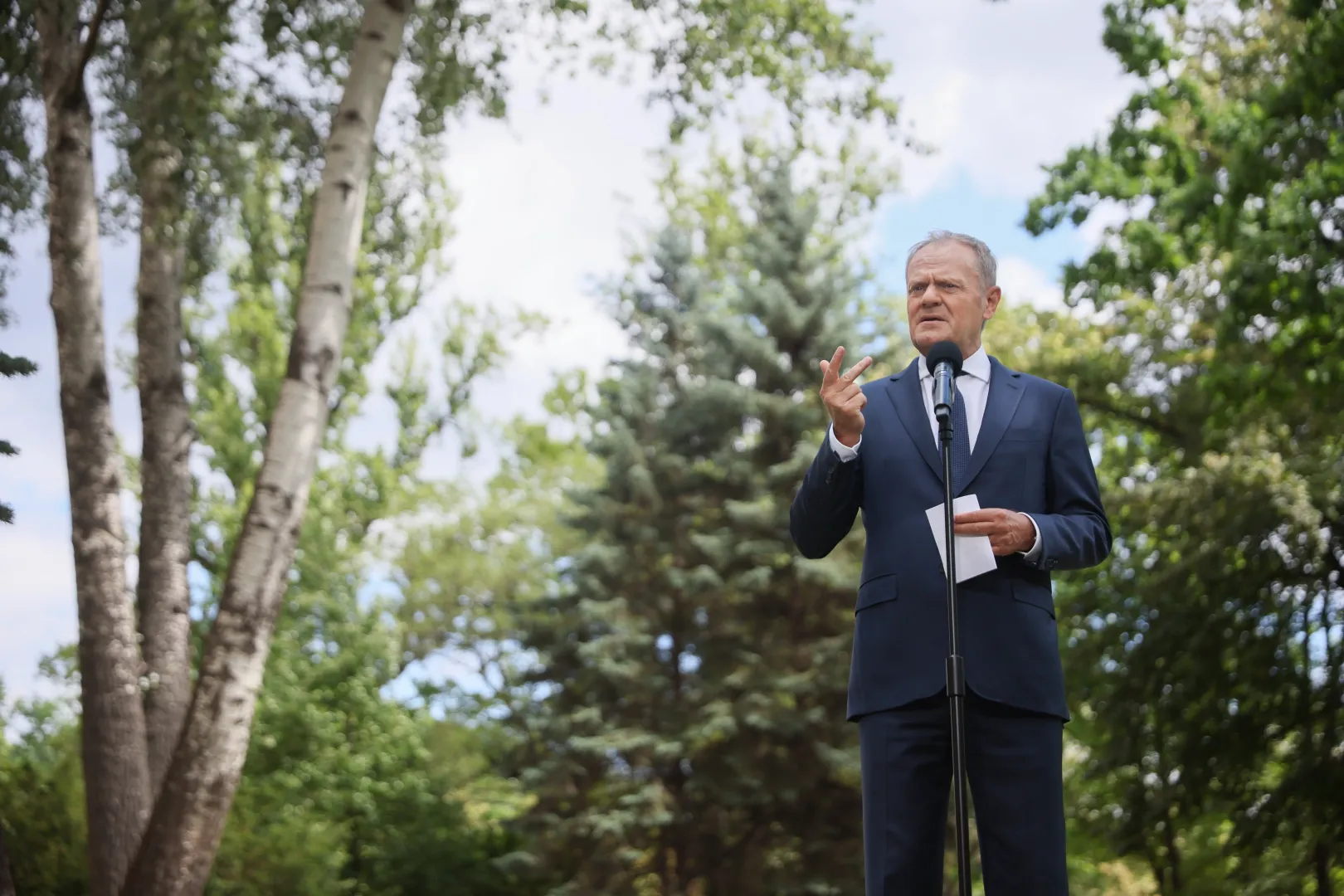 Premier Donald Tusk. Fot. PAP/Leszek Szymański