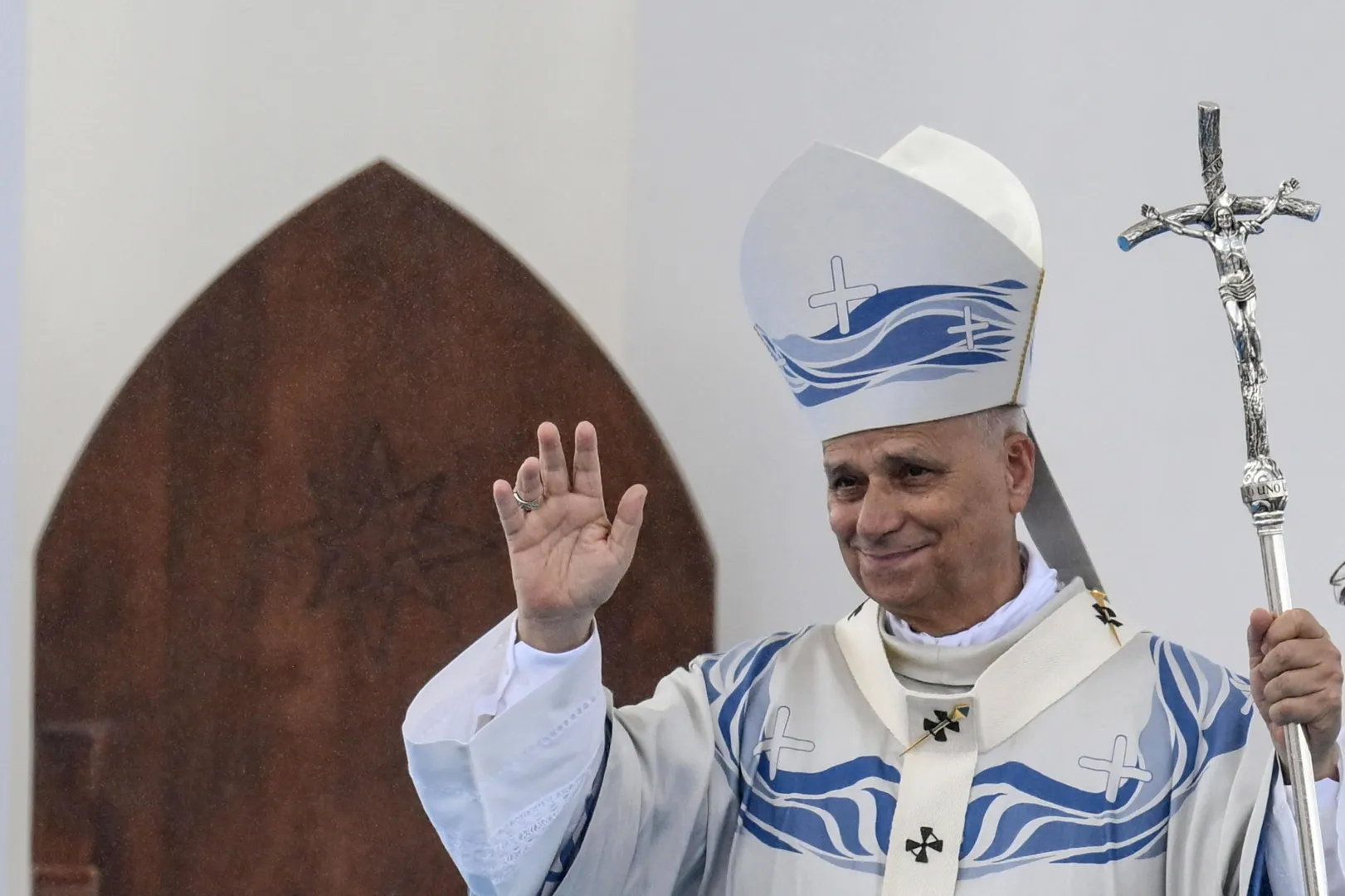 Papież Leon XIV. Fot. PAP/EPA/CIRO FUSCO