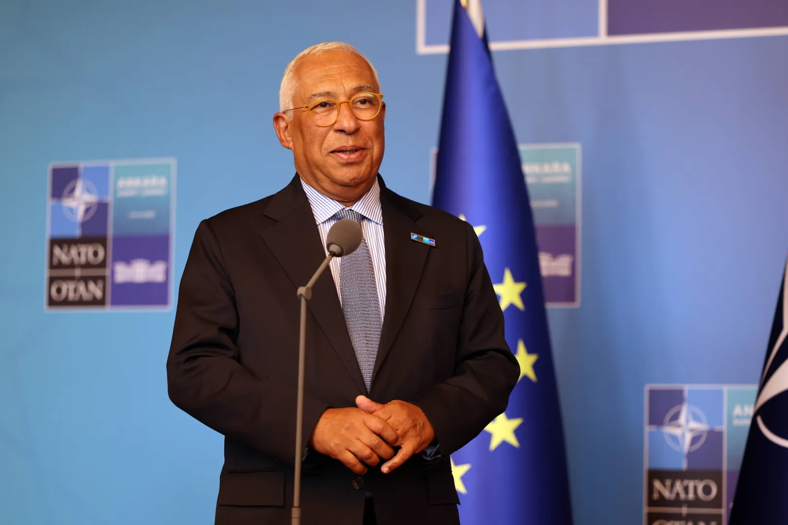 Przewodniczący Rady Europejskiej Antonio Costa. Fot. EPA/GEORGI LICOVSKI