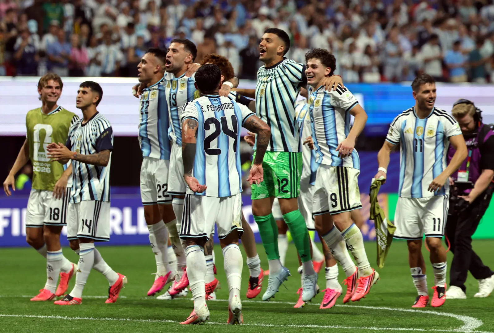 Gracze Argentyny. Fot. PAP/EPA/CRISTOBAL HERRERA-ULASHKEVICH