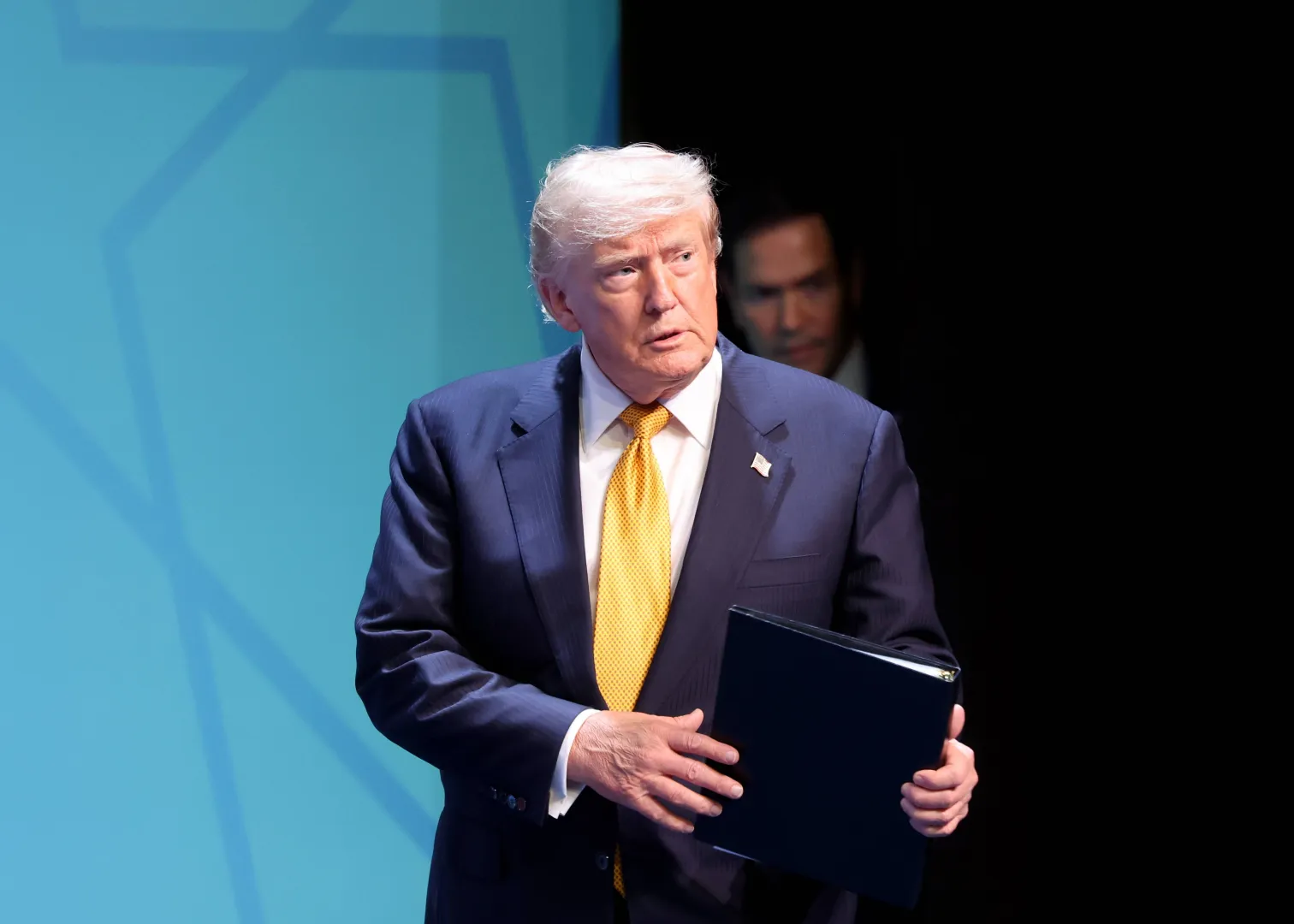 Prezydent USA Donald Trump. Fot. PAP/EPA/	GEORGI LICOVSKI