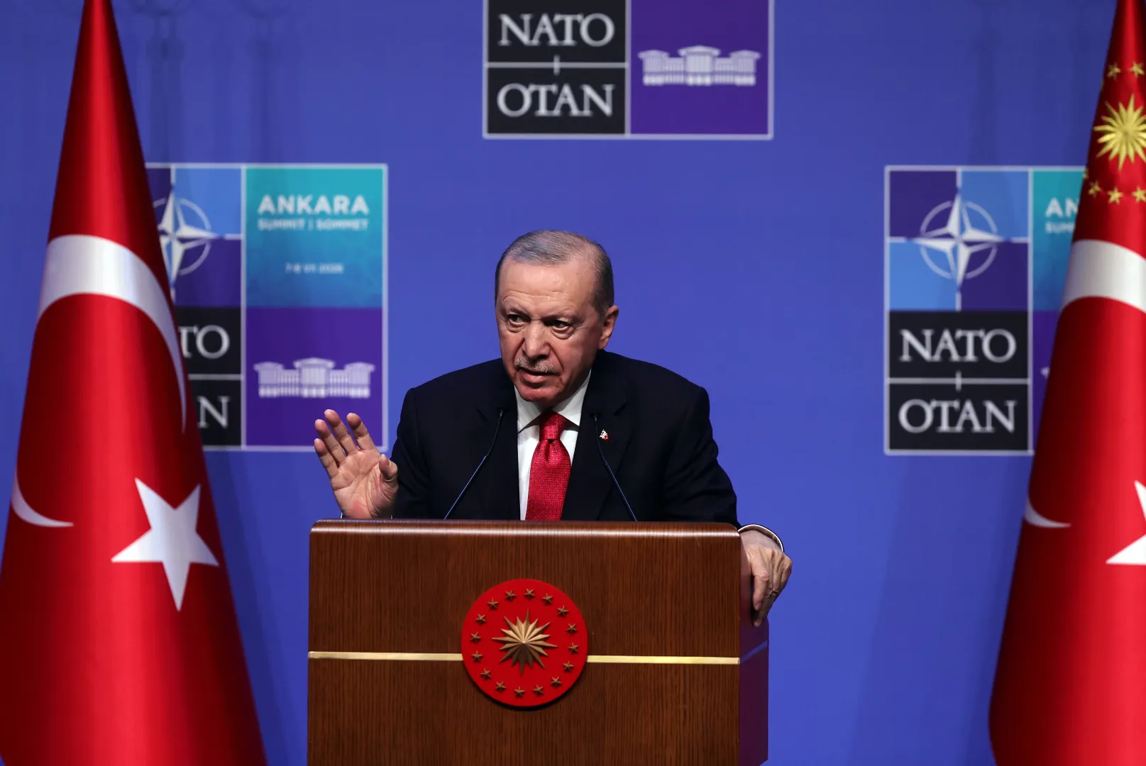 Recep Tayyip Erdogan. Fot. EPA/NECATI SAVAS