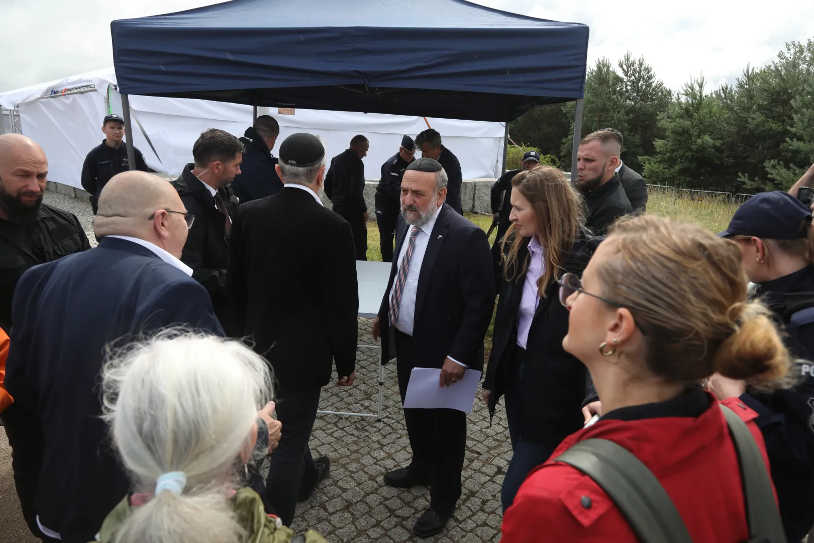 Naczelny rabin Polski Michael Schudrich na uroczystościach w Jedwabnem. Fot. PAP/Artur Reszko