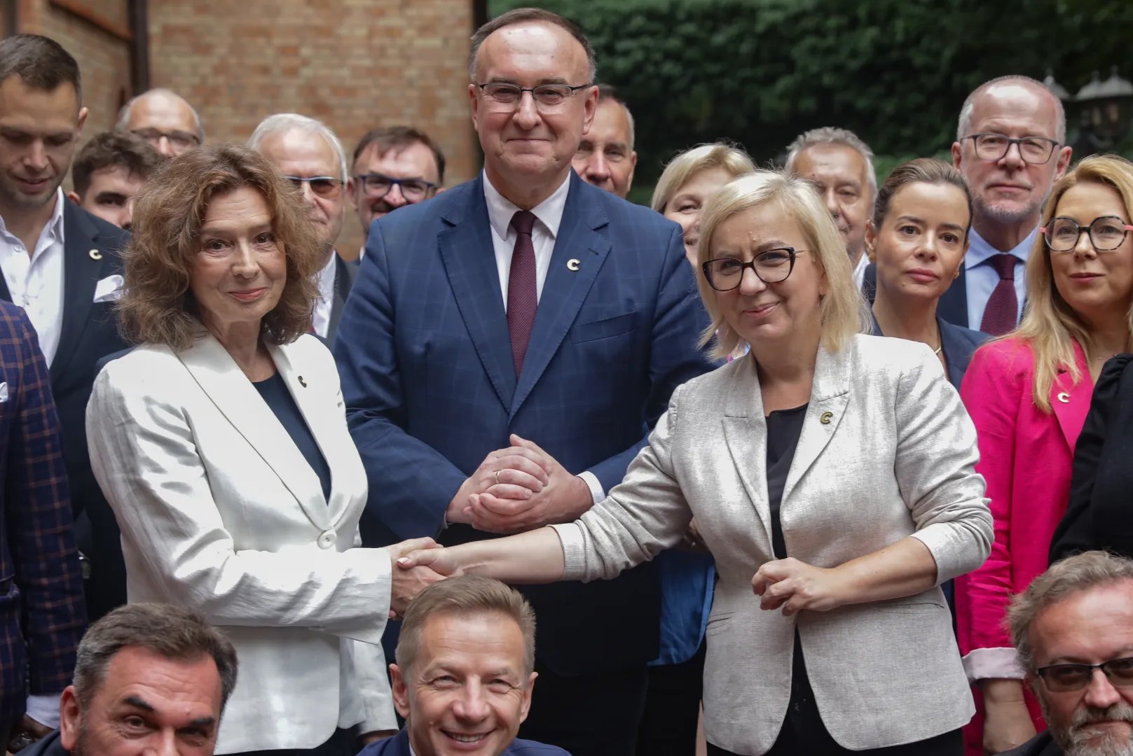 Powstanie nowej partii politycznej ogłoszono w niedzielę. Fot. PAP/	Tomasz Gzell