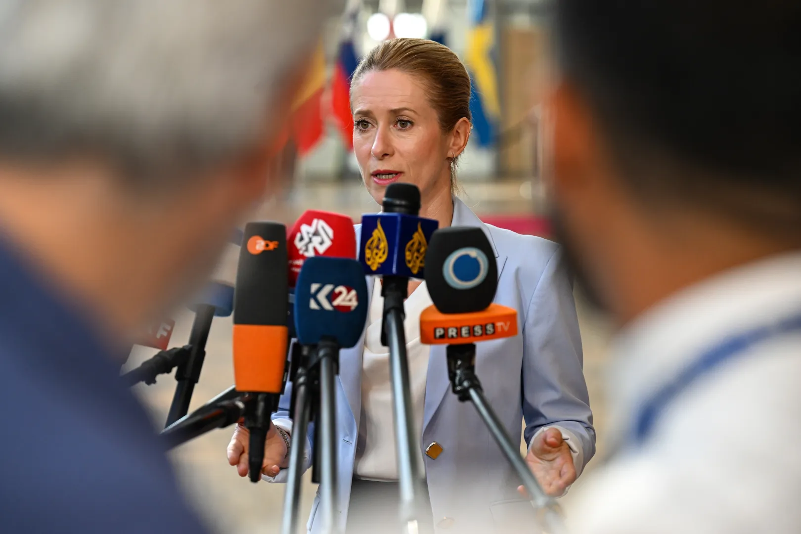 Kaja Kallas. Fot. PAP/Wiktor Dąbkowski