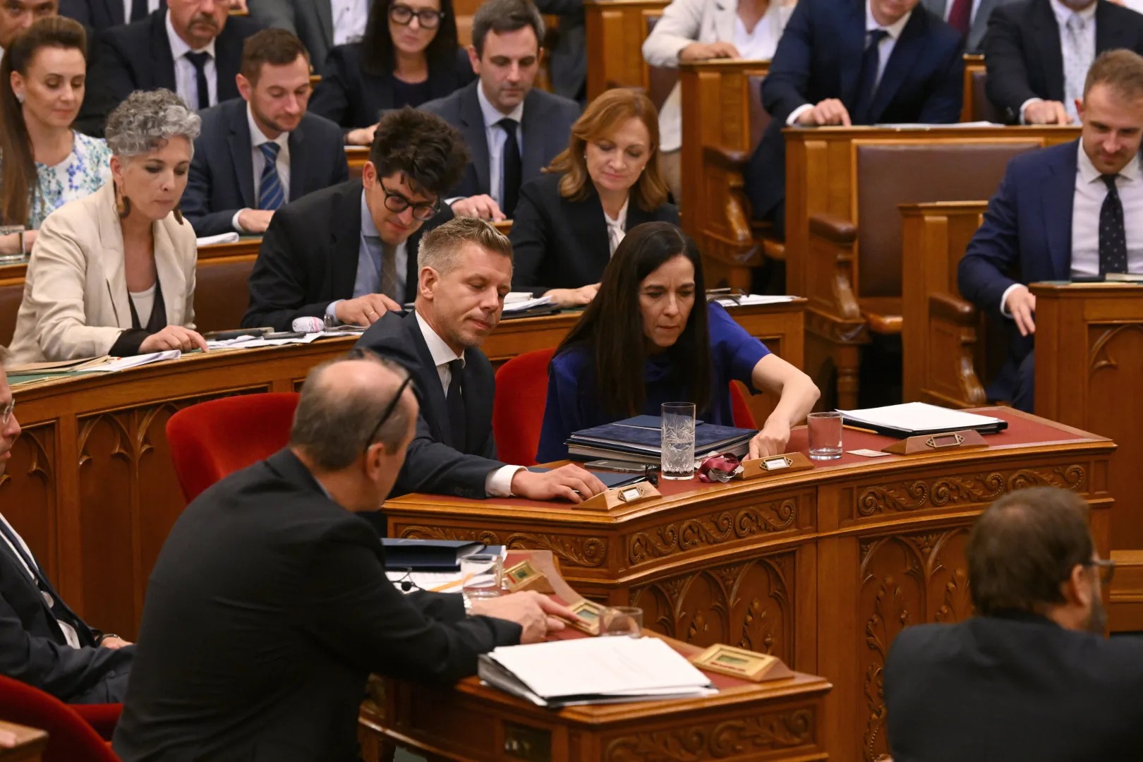 Premier Węgier Peter Magyar. Fot. PAP/EPA/TAMAS PURGER