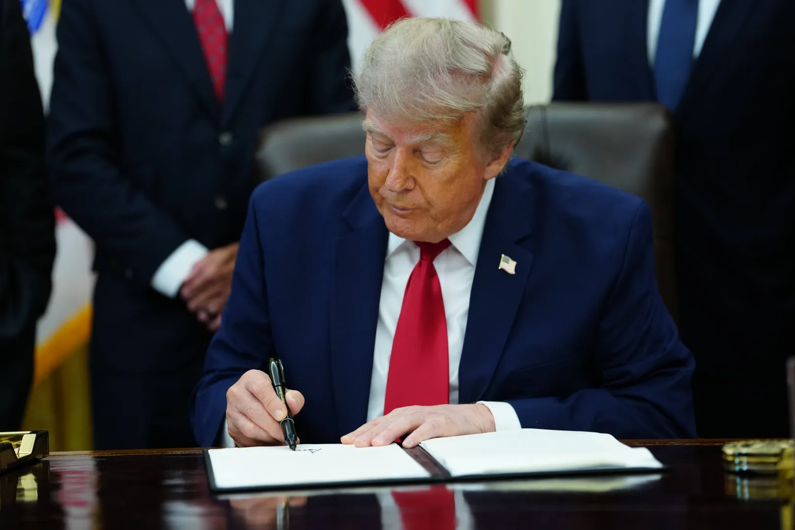 Дональд Трамп. Fot. PAP/EPA/AARON SCHWARTZ / POOL