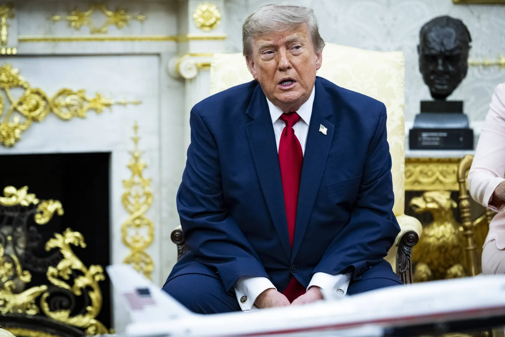 Donald Trump, fot. PAP/EPA/GRAEME SLOAN / POOL