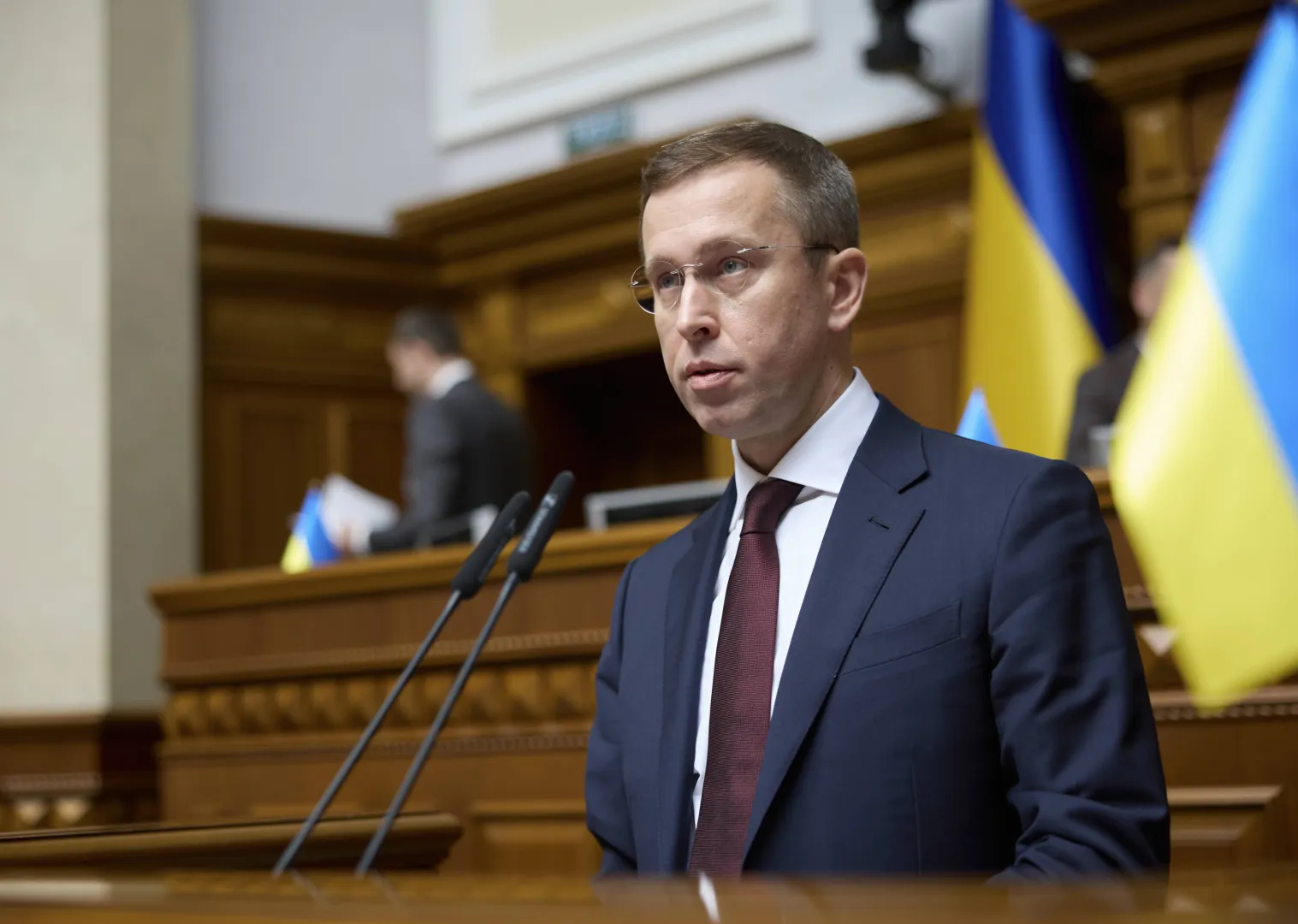 Nowy premier Ukrainy Serhij Korecki, fot. PAP/EPA/STRINGER