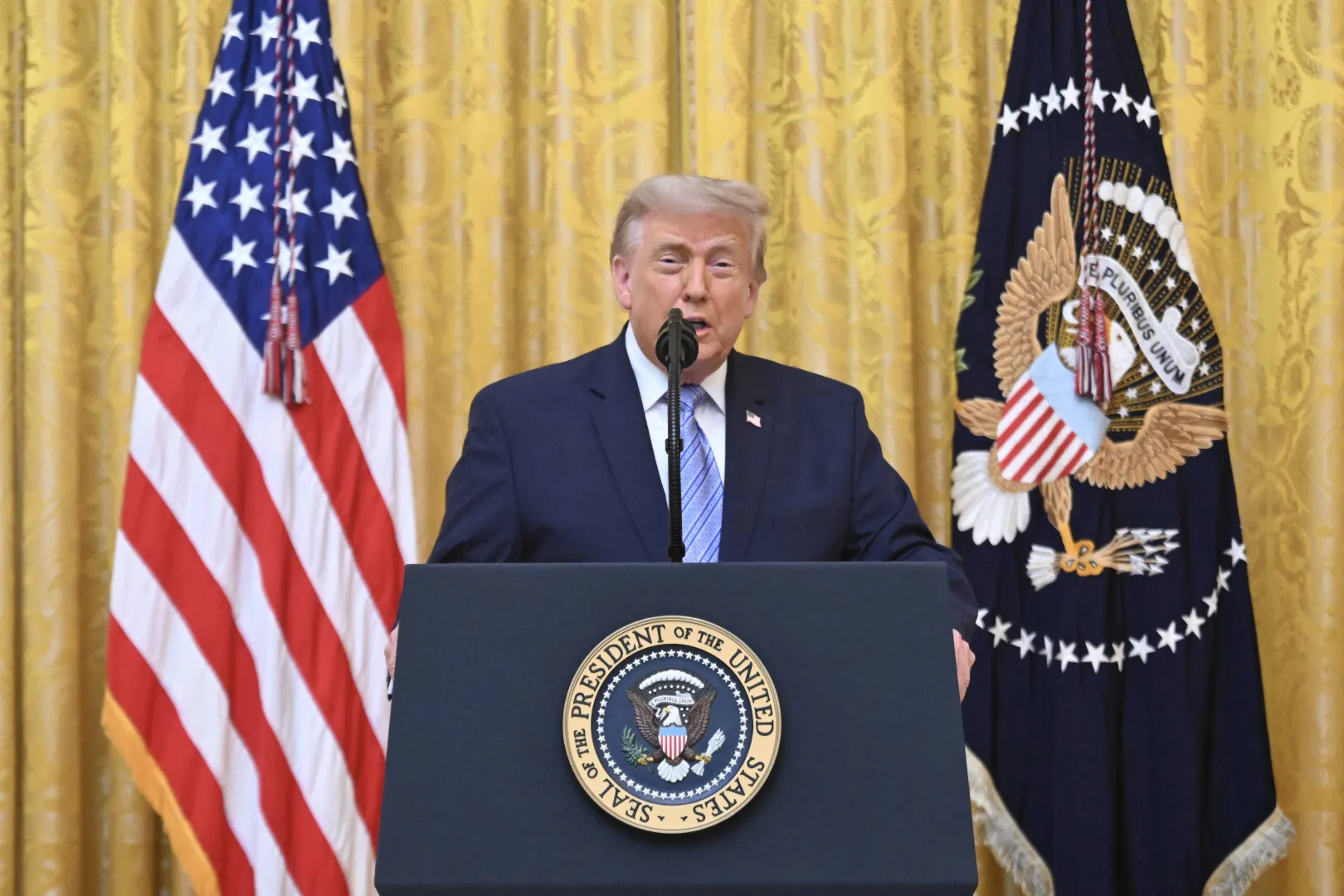 Donald Trump. Fot. PAP/EPA/SAUL LOEB 