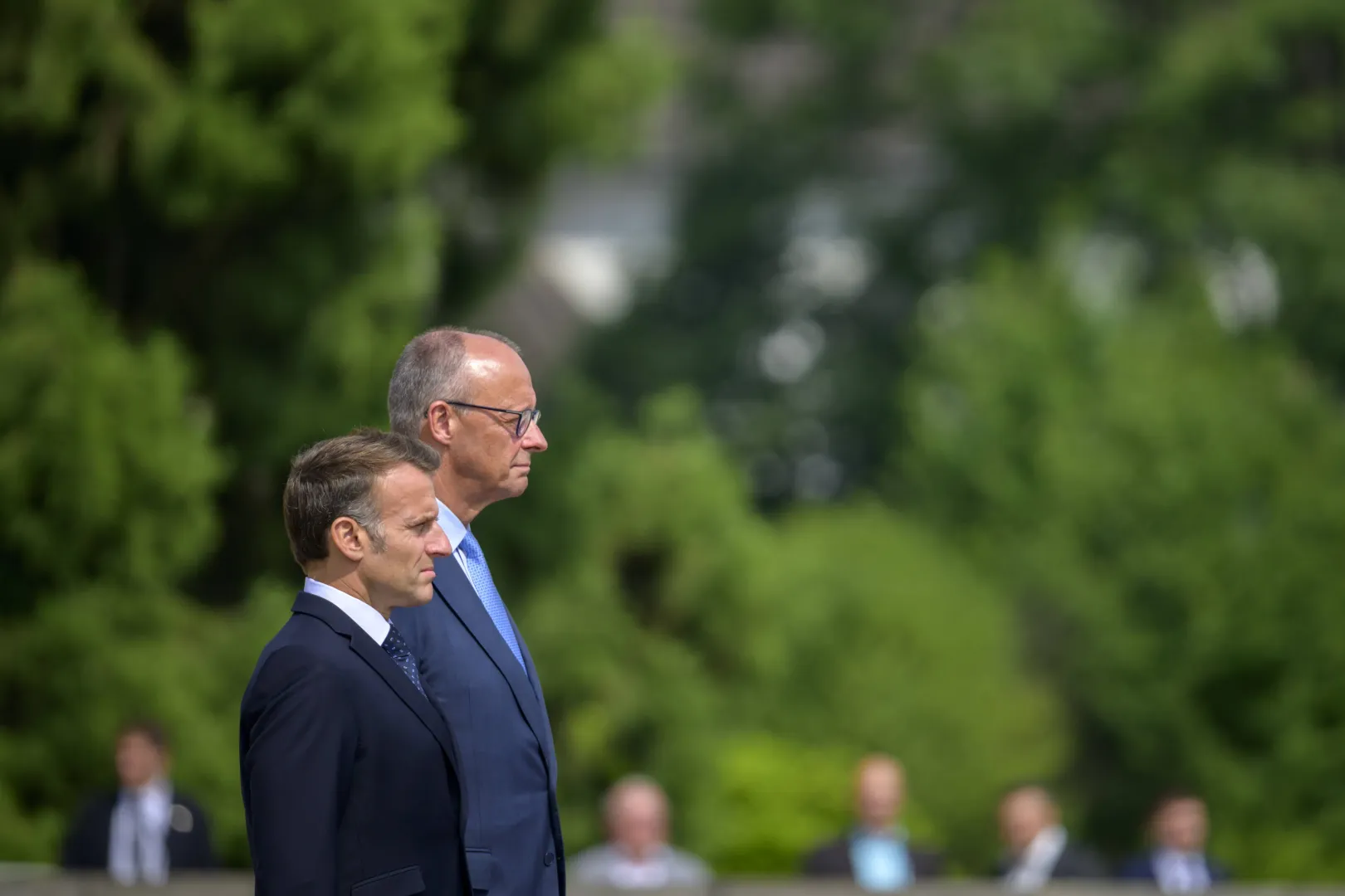 Friedrich Merz i Emmanuel Macron, fot. PAP/EPA/GETTY IMAGES POOL