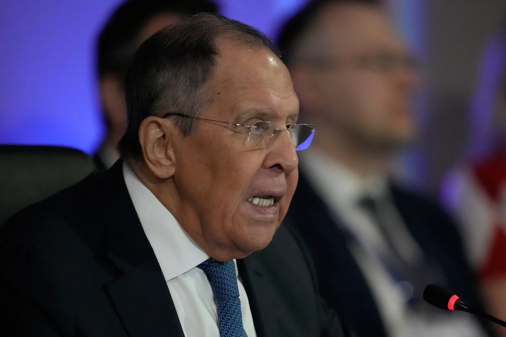 Министр иностранных дел Сергей Лавров. Fot. PAP/EPA/AARON FAVILA/POOL