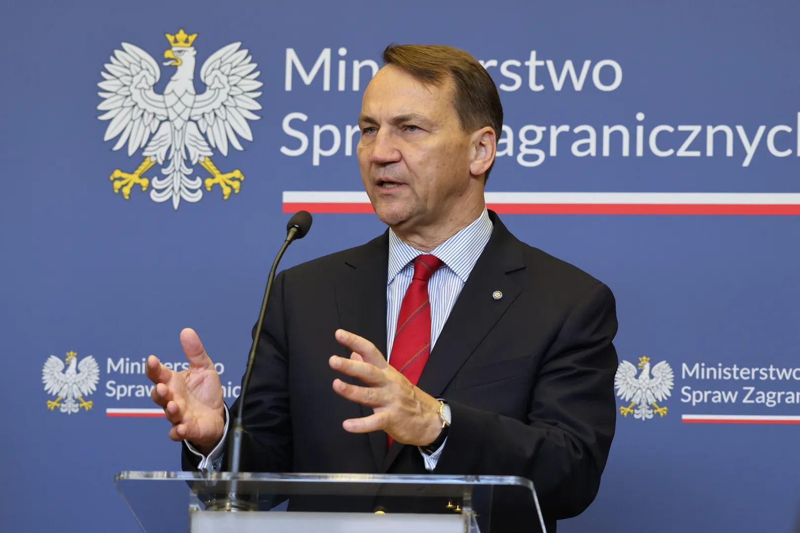 Radosław Sikorski. Photo: PAP/Albert Zawada