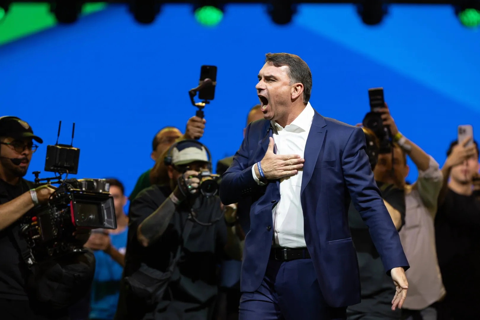 Flavio Bolsonaro, fot. PAP/EPA/EFE/ISAAC FONTANA