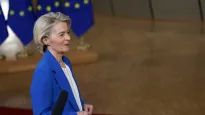 Ursula von der Leyen Fot. PAP/EPA/OLIVIER MATTHYS