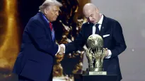 Donald Trump, Gianni Infantino. Fot. PAP/EPA/WILL OLIVER