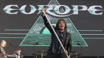 Wokalista zespołu Europe - Joey Tempest. Fot. PAP/EPA/MARCIAL GUILLEN