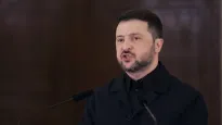 Prezydent Wołodymyr Zełenski. Fot. PAP/EPA/ROBERT GHEMENT