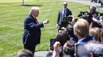Prezydent USA Donald Trump. Fot. PAP/EPA/JIM LO SCALZO / POOL