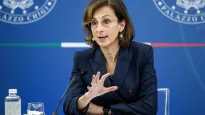 Marta Cartabia. Fot. PAP/	ANSA/LAPRESSSE POOL