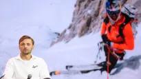 Skialpinista Andrzej Bargiel, fot. PAP/EPA/ Jakub Kaczmarczyk