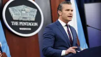Szef Pentagonu Pete Hegseth. Fot. PAP/EPA/WILL OLIVER / POOL