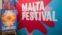  Logo festiwalu podczas konferencji prasowej zapowiadającej 36 edycję Malta Festival w Poznaniu Fot. PAP/Jakub Kaczmarczyk 