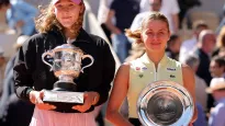 Mirra Andriejewa i Maja Chwalińska Fot. PAP/EPA/TERESA SUAREZ