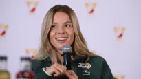 Maja Chwalińska podczas konferencji prasowej, fot. PAP/Leszek Szymański