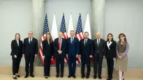 W spotkaniu wzięli udział m.in. minister cyfryzacji Krzysztof Gawkowski, wiceszef resortu Dariusz Standerski oraz ambasador USA w Polsce Tom Rose. Fot. X/MI