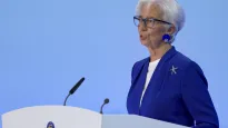 prezeska Europejskiego Banku Centralnego Christine Lagarde. Fot. PAP/EPA/CHRISTOPHER NEUNDORF