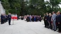 Prezydent RP Karol Nawrocki przemawia podczas uroczystości wręczenia nominacji profesorskich w Pałacu Prezydenckim w Warszawie. Fot. PAP/Paweł Supernak