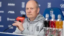 Trener Lecha Poznań Niels Frederiksen. Fot. PAP/Jakub Kaczmarczyk