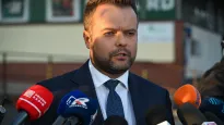 Rzecznik Prawa i Sprawiedliwości Rafał Bochenek. Fot. PAP/Radek Pietruszka