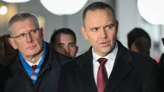 Prezydent Karol Nawrocki oraz szef Biura Bezpieczeństwa Narodowego Sławomir Cenckiewicz. Fot. PAP/Radek Pietruszka