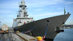 Francuska fregata obrony powietrznej „Chevalier Paul”. Fot. PAP/	Adam Warżawa