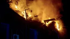 W nocy ze środy na czwartek rosyjskie wojsko wykorzystało 44 rakiety i 659 dronów w ataku przeprowadzonym na Ukrainę. Fot. FB/ДСНС України