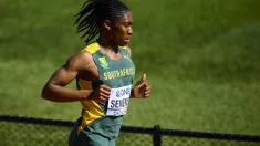 Caster Semenya. Fot. PAP/PA/JEAN-CHRISTOPHE BOTT