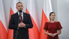 Karol Nawrocki, Marta Nawrocka. Fot. PAP/Marcin Obara