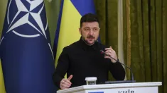 Prezydent Ukrainy Wołodymyr Zełenski.  Fot. PAP/	Victor Kovalchuk