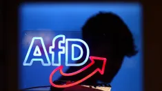 Logo AfD, zdjęcie ilustracyjne, fot. PAP/EPA/HANNIBAL HANSCHKE