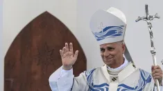 Papież Leon XIV. Fot. PAP/EPA/CIRO FUSCO