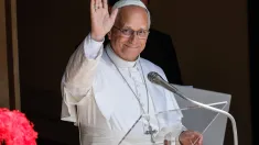 Papież Leon XIV. Fot. PAP/EPA/GIUSEPPE LAMI