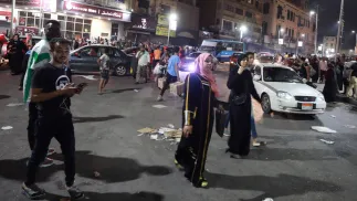 Ulica w Kairze, fot. PAP/EPA/KHALED ELFIQI