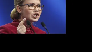 Julia Tymoszenko. Fot. SERGEY DOLZHENKO PAP/EPA