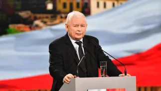 Prezes Prawa i Sprawiedliwości Jarosław Kaczyński. PAP/Wojtek Jargiło