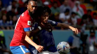 Kostaryka pokonała Japonię, która kilka dni wcześniej wygrała 2:1 z Niemcami. Fot. PAP/EPA/Ali Haider