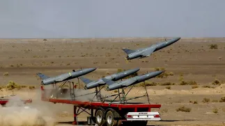 Irańskie drony, Fot. PAP/SalamPix/ABACA (zdjęcie ilustarcyjne)