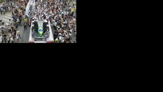 Uroczystości pogrzebowe Pelego. Fot. PAP/ EPA/Antonio Lacerda 