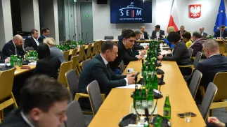 Posiedzenie sejmowej komisji administracji i spraw wewnętrznych. Fot. PAP/Piotr Nowak